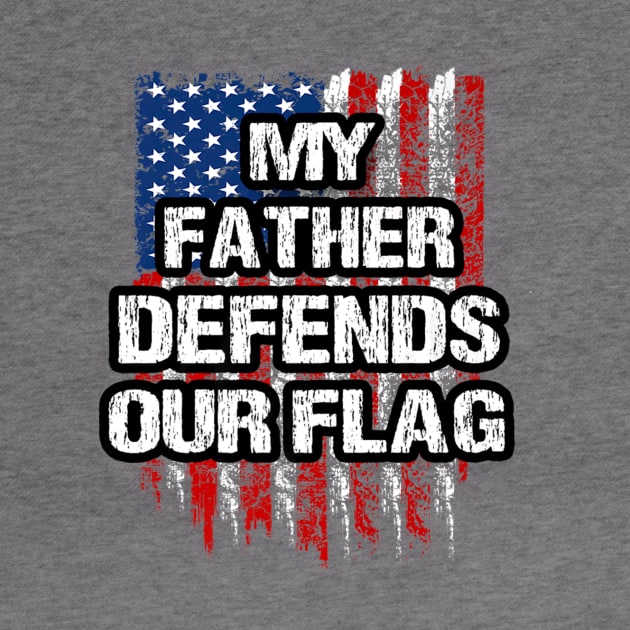 American Flag Military Clothing To Salute Veteran Father by Macy XenomorphQueen